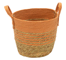 Hayden Swirl Basket Orange D18H16