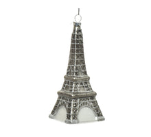 Ornament glass eiffel tower paris L6 W6 H14.80cm