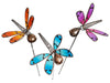 Tuinsteker libelle 'Sparkle' 3 assorti 95cm