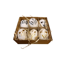 Hanging hen's eggs flowers 6pcs