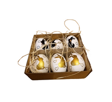 Hanging hen's eggs rabbits 6pcs