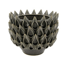 Planter ceramic 28x28x24cm Grey