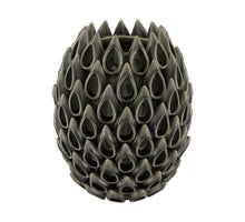 Vase ceramic 28x28x34cm Grey