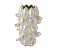 Vase elephant ceramic 24x24x38cm Pearl