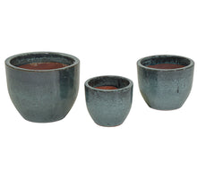 Glazed Egg Pot Moss Green S3 D18/28H15/22.5 cm