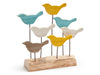 Birds 'Summer' wood on block 23cm