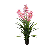 Plant cymbidium artificial 40x40x150cm Pink