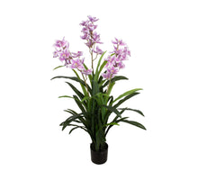 Plant cymbidium artificial 40x40x150cm Purple