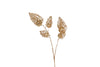 Artificial branch "Physalis 5x" L gold silk 75cm