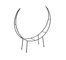 Metal Frame 'Moon' 38x10x44cm black