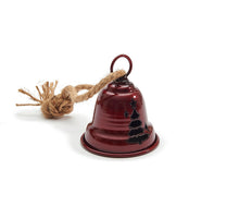 Kerstklok 'Jingle' robijn 9cm