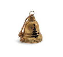 Kerstklok 'Jingle' goud 13cm