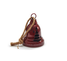 Kerstklok 'Jingle' robijn 13cm