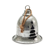 Kerstklok 'Jingle' zilver 21cm