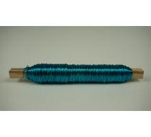 Klosje draad d en d gekleurd turquoise