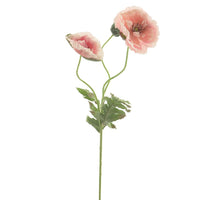 Poppy flora spray pink 70cm