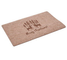 Placemat 'Merry Xmas' aarde