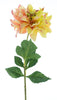 Dahlia spray Farmer green/pink 64cm