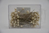 Pushpins champagne 6mm 100pcs