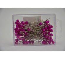 Pushpins pink 6mm 100stk