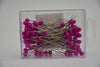 Pushpins pink 6mm 100stk