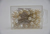Pushpins champagne 10mm 50pcs