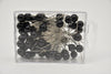 Pushpins zwart 10mm 50stk
