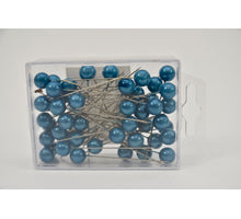 Pushpins turquoise 10mm 50stk