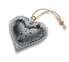 Hanger hart 'Frosty' 8,5x1,3x8,5cm