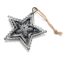Hanger ster 'Frosty' 9x1,5x9cm