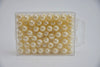 Loose champagne pearls 10mm 115pcs.