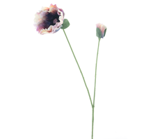 Poppy spray Ola purple 75cm
