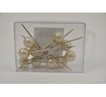 Parelspelden 15x75mm champagne doosje a 10 stuks