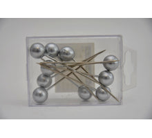 Pushpins zilver 15mm 10stk