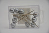 Pushpins zilver 15mm 10stk
