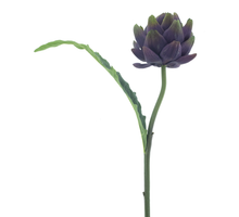 Artichoke spray Aidone purple 62cm