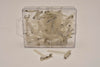 Box of 50 corsage clips transparent cross