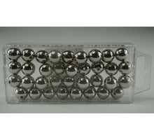 Parels zilver metallic 14mm 35st