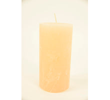 Kaars rustiek 140/70mm peach