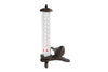 Outdoor thermometer "Bird" antique brown metal 11.5x9.5x19cm