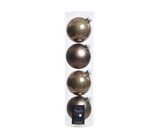 Tube a 4 glass mach.baubles enamel-matt cashmere brown dia10