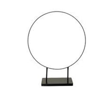 Ring op voet 38x10x48,5cm metaal zwart