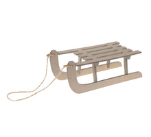 Sleigh wood 10x4x4.7cm 5pc Brown