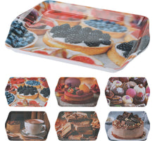 DIENBLAD MELAMINE MET OPDRUK 21x14x1,5CM 6 ASSORTIE