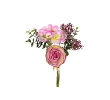 Ranonkel/hortensia bundel h28cm mauve