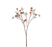 Pompom tak l95cm oranje