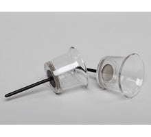 Waxineglassteker 24 stuks 7x5x5cm helder