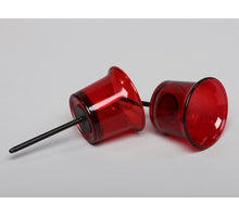 Waxineglassteker 24 stuks 7x5x5cm rood