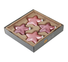 w/b. 4 glass stars combi blush 80 mm