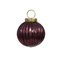 Glassball shiny burgandy 50mm